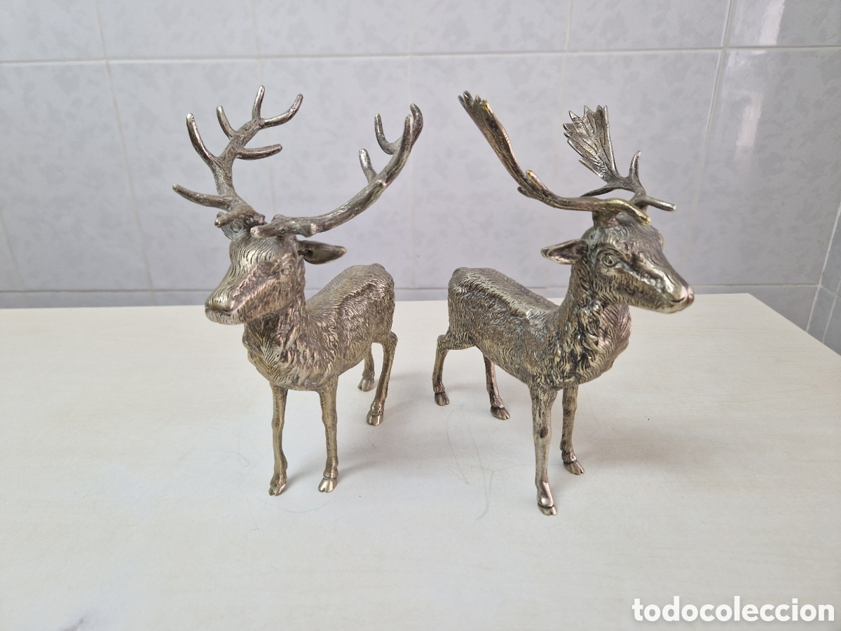Coleccionismo: CIERVOS BRONCE LABRADO Y REPUJADOS - Foto 21