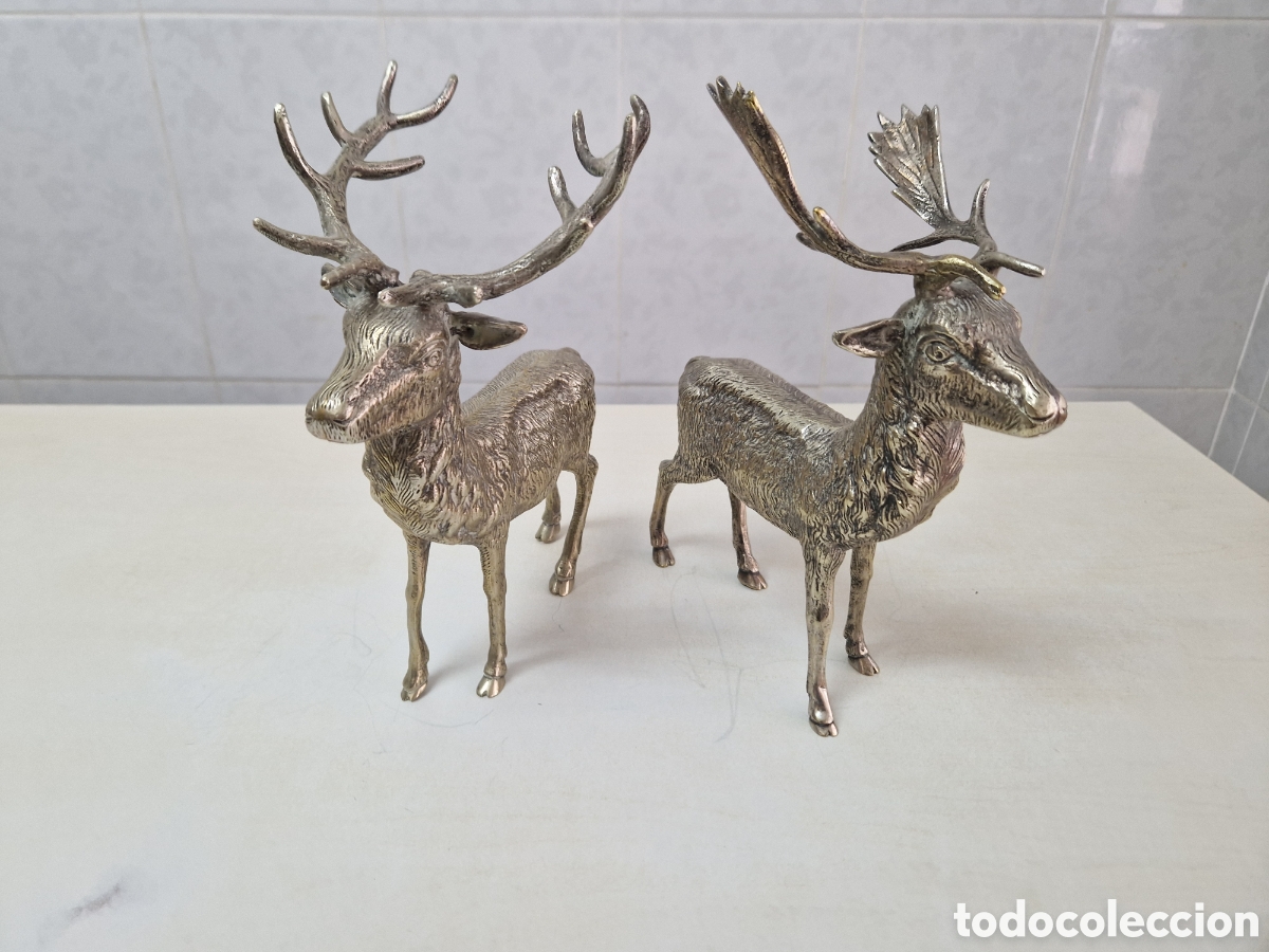 Coleccionismo: CIERVOS BRONCE LABRADO Y REPUJADOS - Foto 22