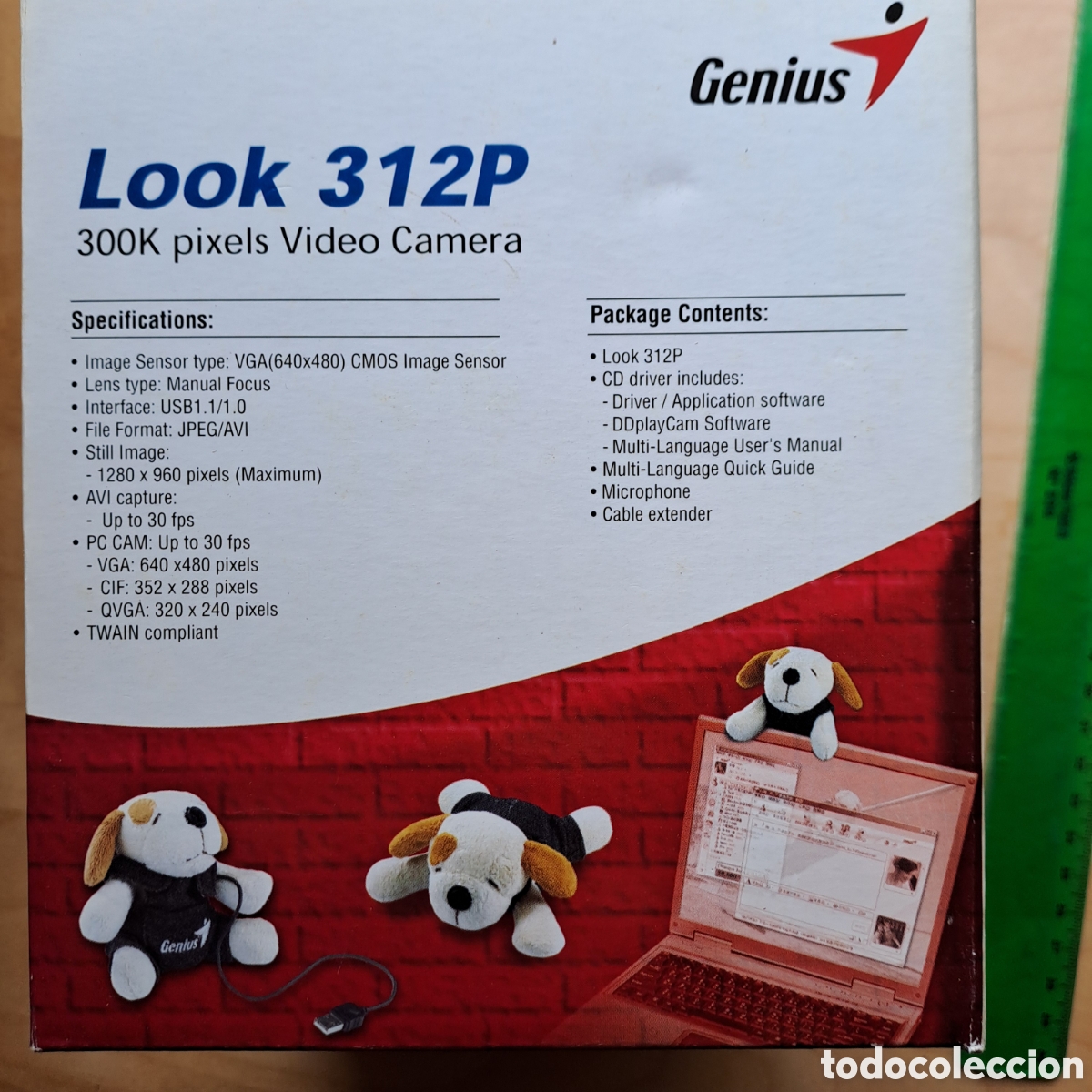 Coleccionismo: Webcam Genius Look 312P peluche - Foto 3