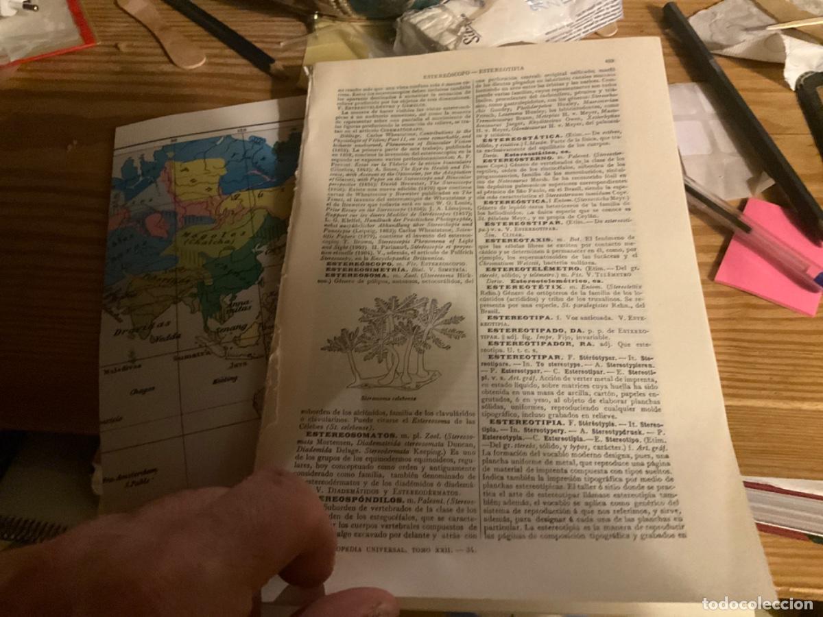 Coleccionismo: Estereotipia y estereotomia definicion espasa 40 paginas