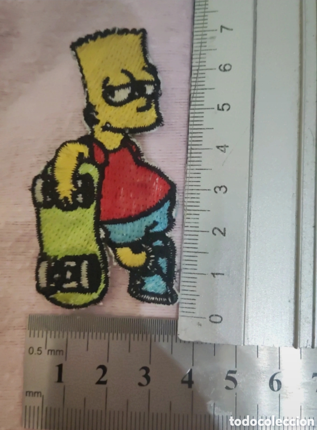 Coleccionismo: Parche de tela Bart Simpson