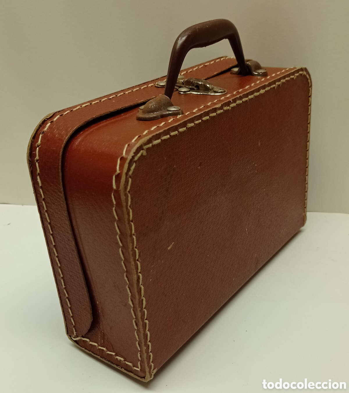 Coleccionismo: Antiguo Cabas maleta de escuela - Foto 3