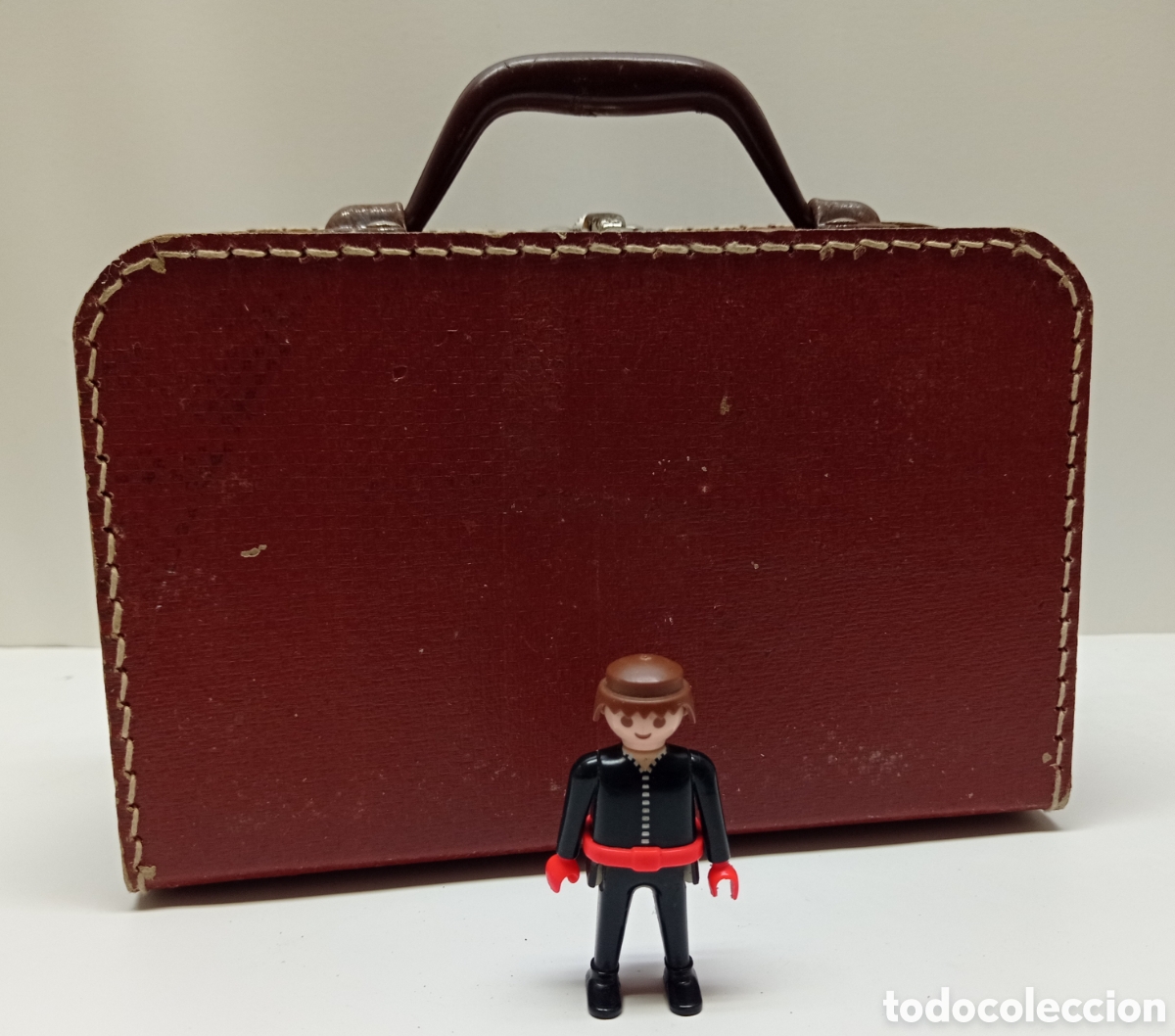 Coleccionismo: Antiguo Cabas maleta de escuela - Foto 2