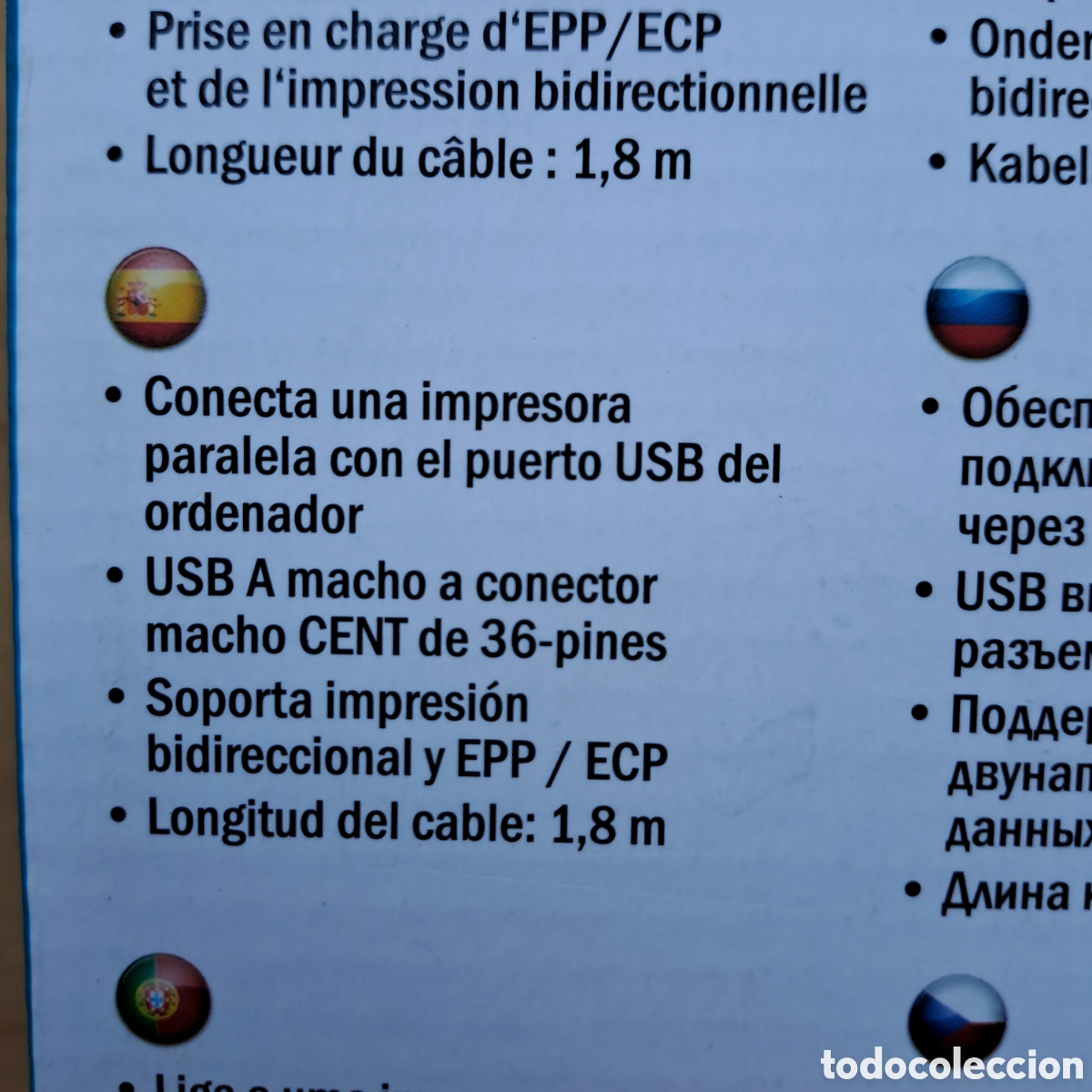 Coleccionismo: Cable Impresora USB a Paralelo. - Foto 3