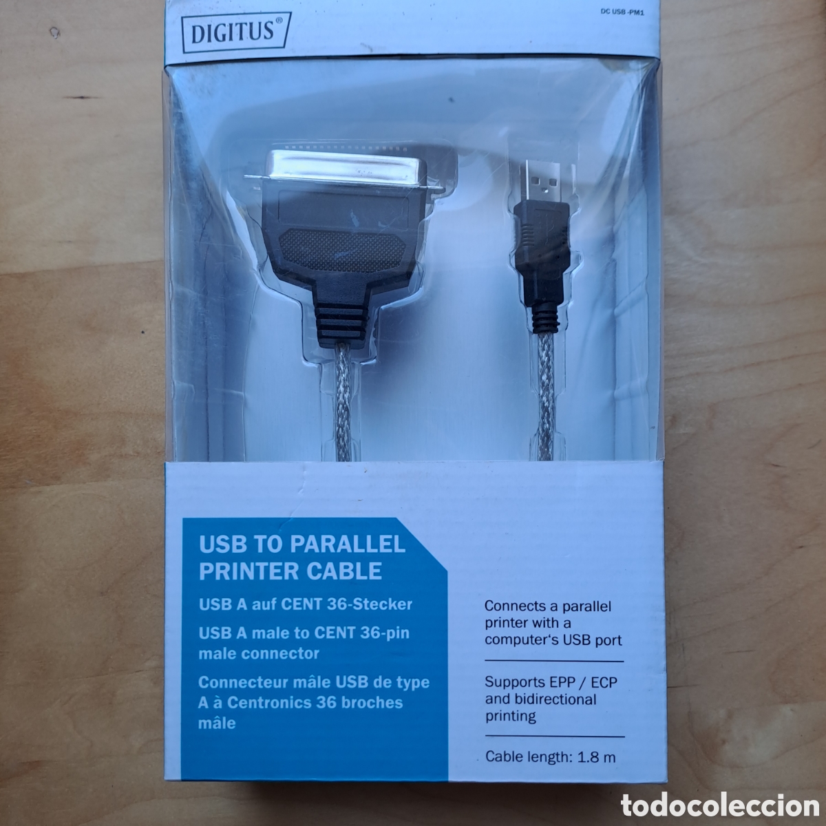 Coleccionismo: Cable Impresora USB a Paralelo. - Foto 1