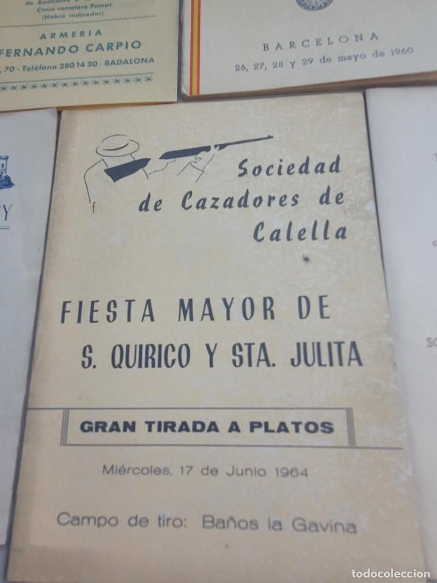 Coleccionismo: PROGRAMAS TIRO AL PLATO TIRADA DE PICHON A&Ntilde;OS 60 - Foto 3