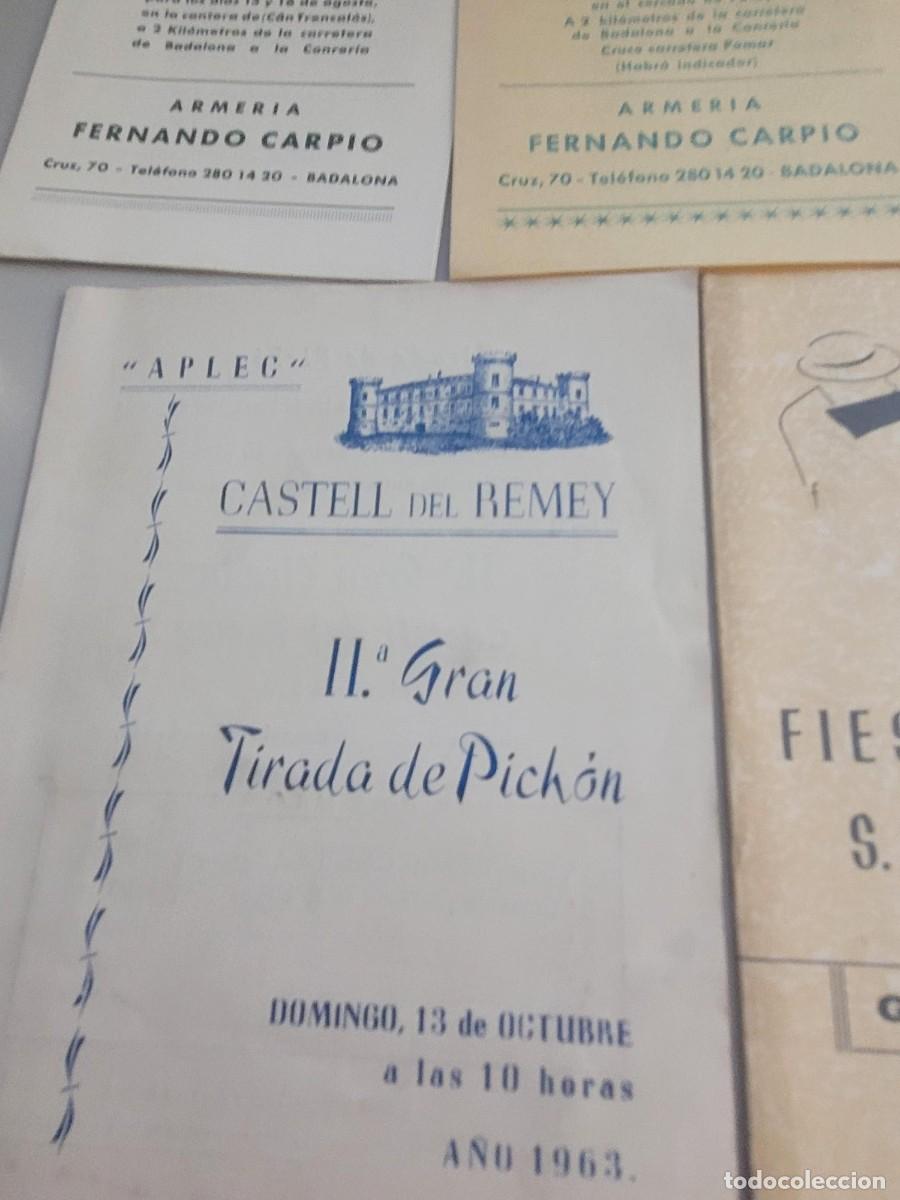 Coleccionismo: PROGRAMAS TIRO AL PLATO TIRADA DE PICHON A&Ntilde;OS 60 - Foto 4