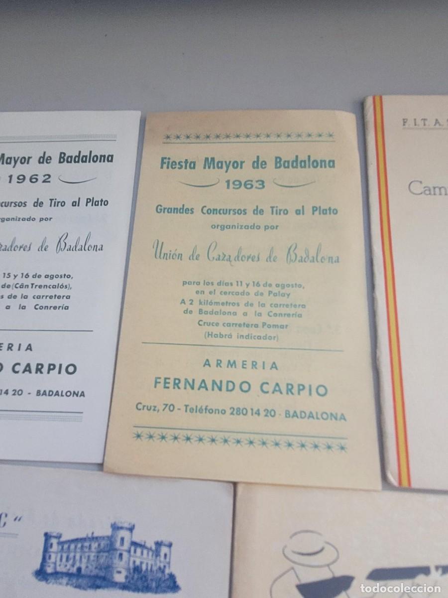 Coleccionismo: PROGRAMAS TIRO AL PLATO TIRADA DE PICHON A&Ntilde;OS 60 - Foto 6