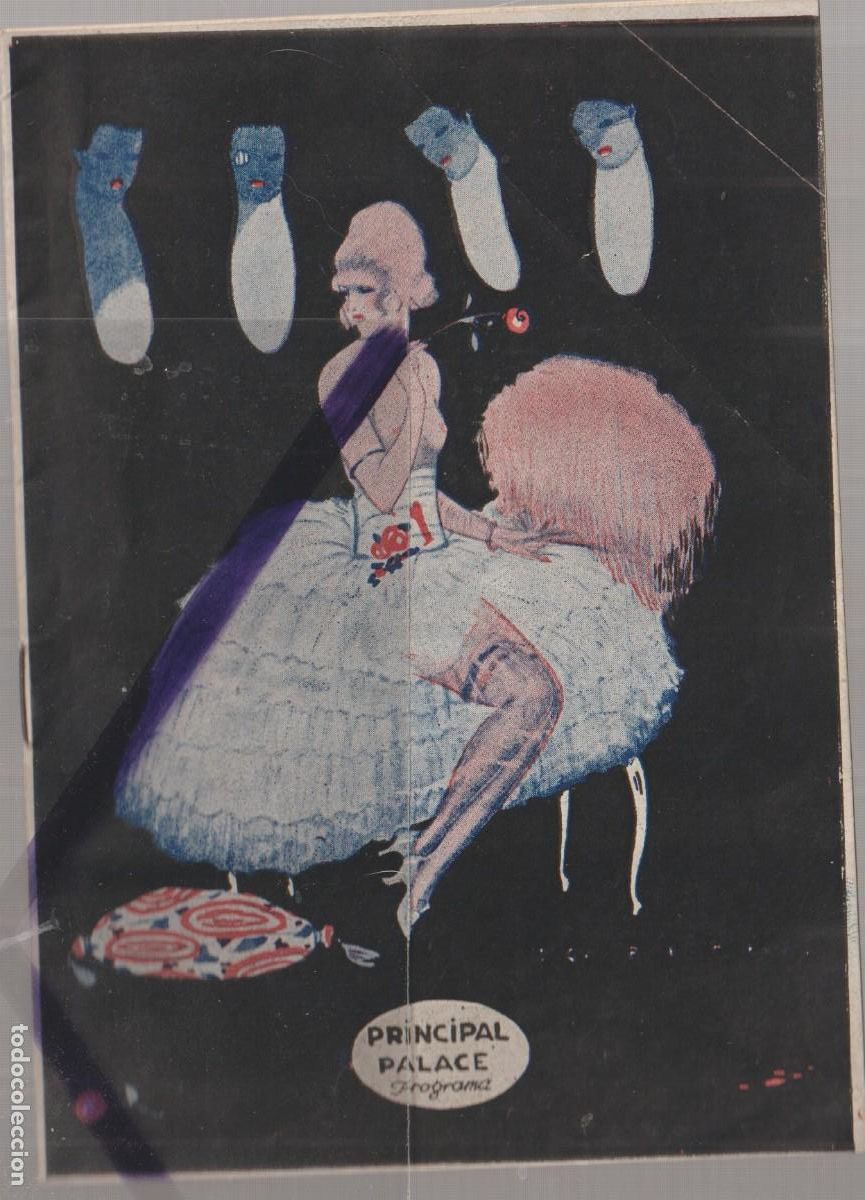 Coleccionismo: 1920 BARCELONA ESPECT&Aacute;CULOS ''PRINCIPAL PALACE'' CHERRY CONTANS MADO MINTY YVONNE AIM&Eacute;E LYDIE BARR&Aacute;S