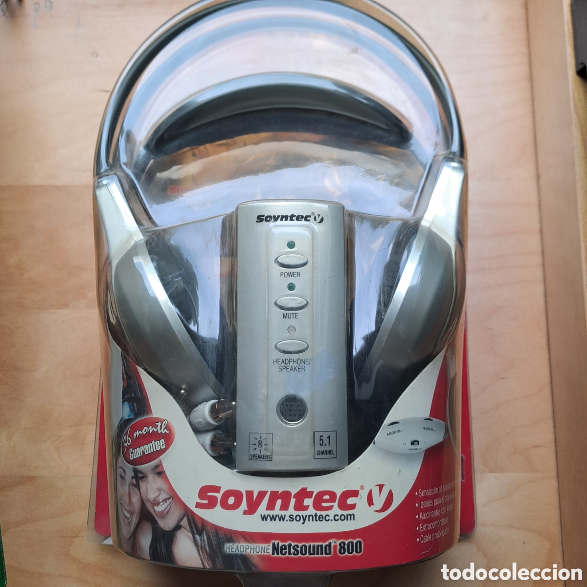 Coleccionismo: Auricular y altavoces soyntec 5.1 - Foto 1