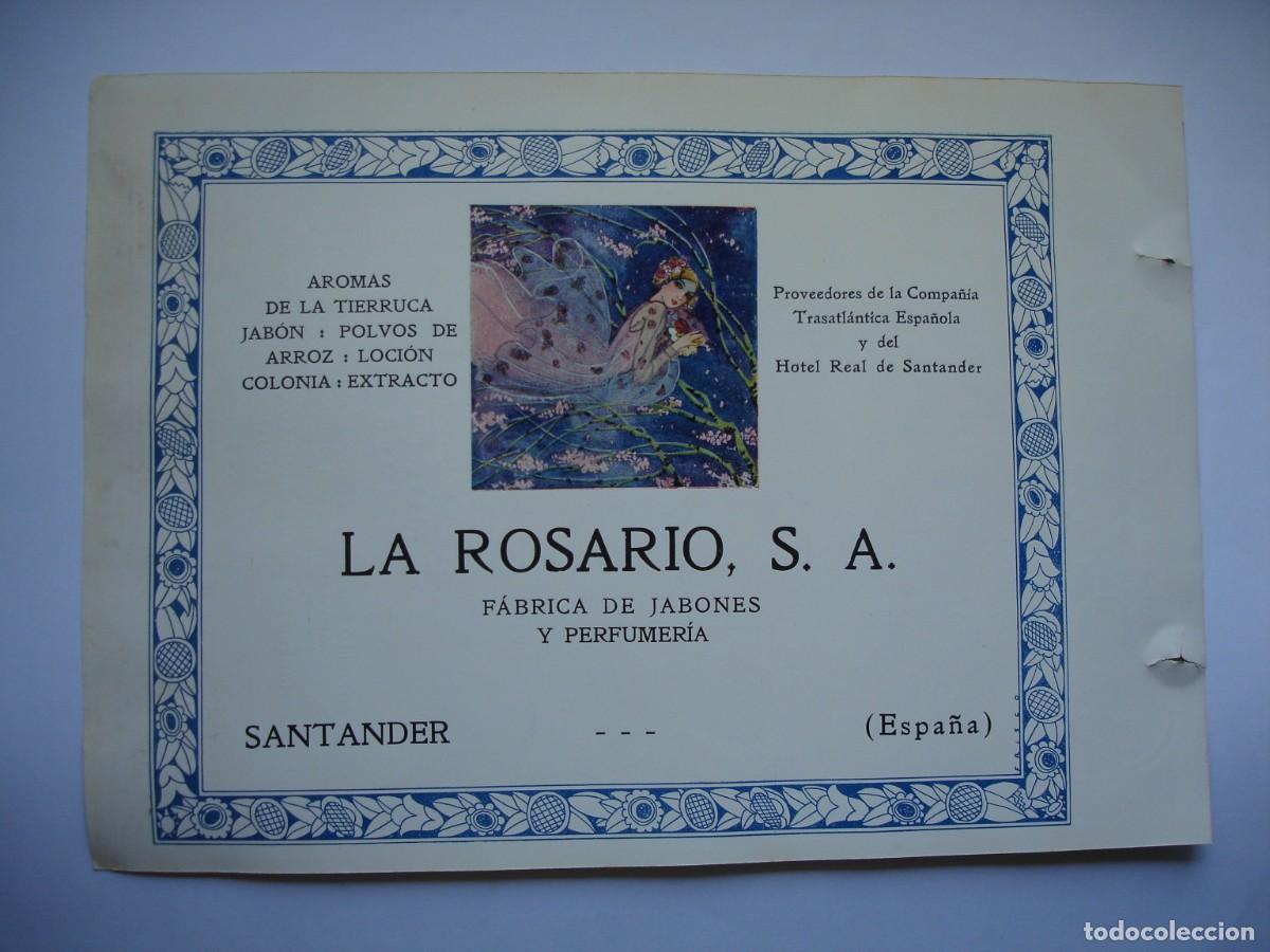 Collecting paper: JABONES LA ROSARIO SANTANDER A&Ntilde;O 1926.