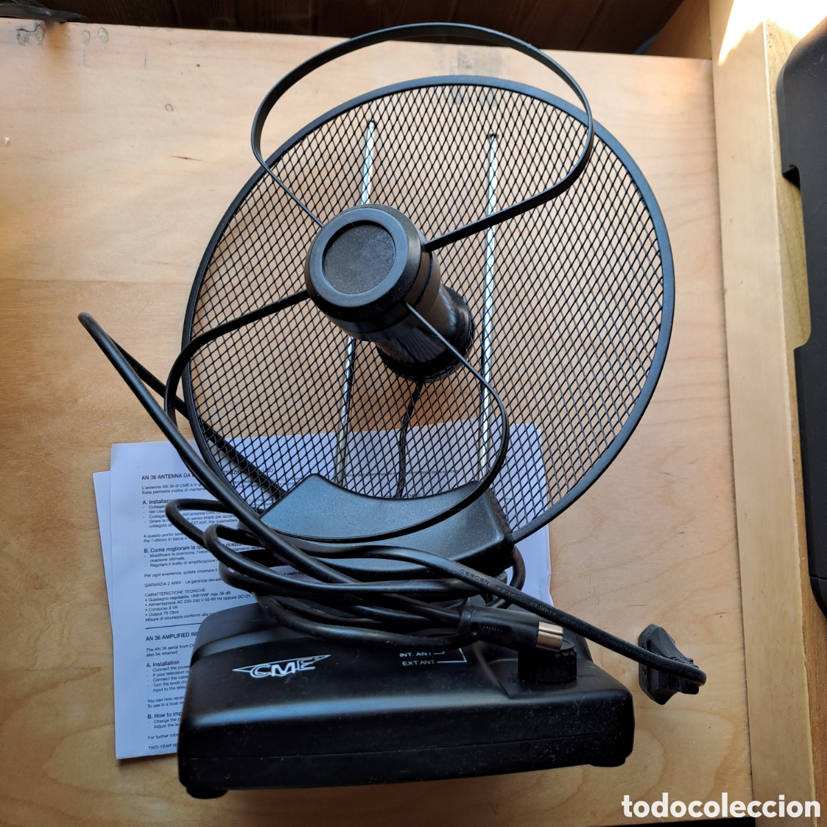 Coleccionismo: Antena de TV amplificada para interiores - Foto 2