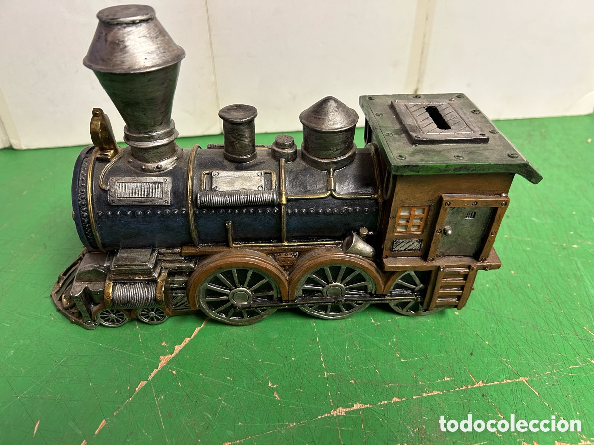Coleccionismo: HUCHA TREN DE RESINA - Foto 4