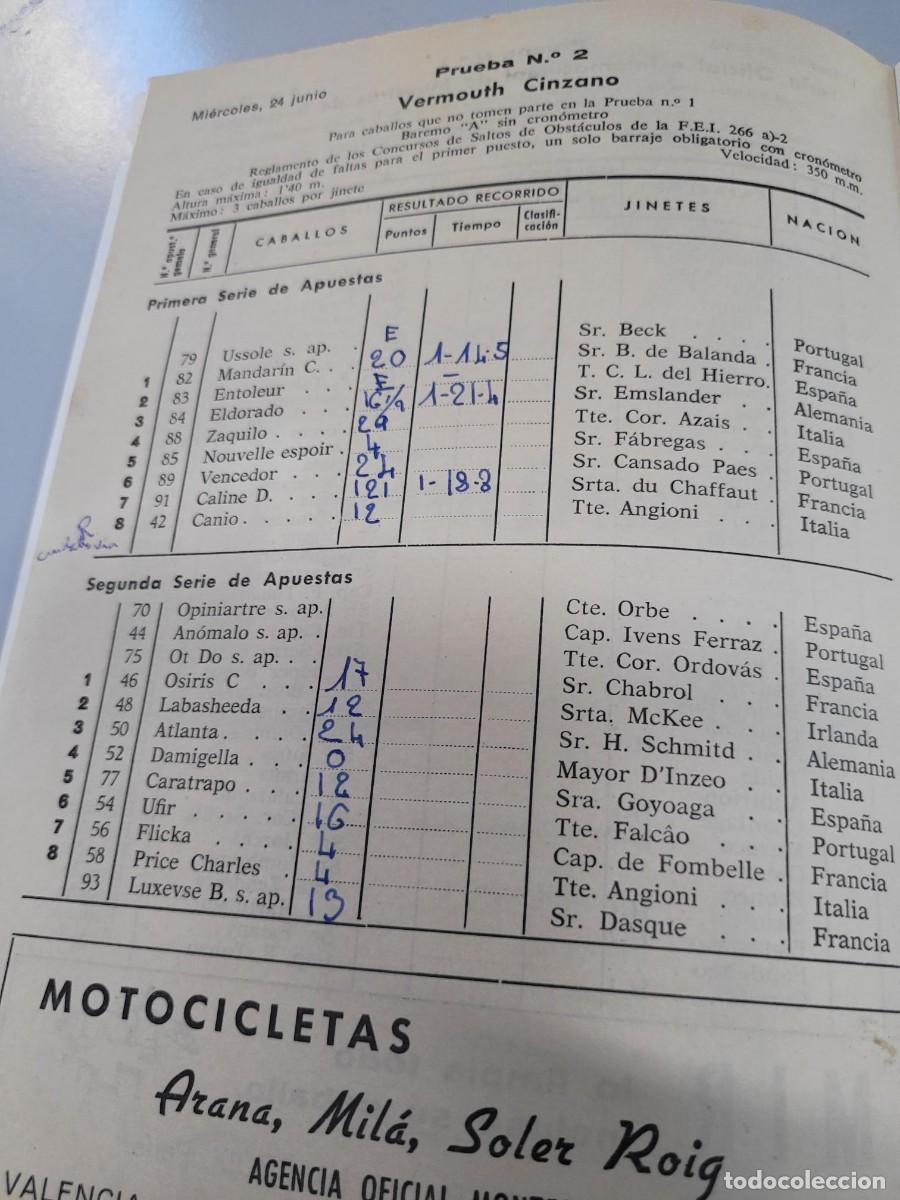 Coleccionismo: PROGRAMA CONCURSO HIPICO INTERNACIONAL BARCELONA 1964 - Foto 12