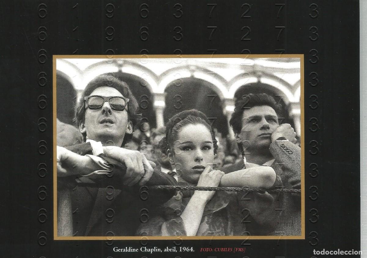 Coleccionismo: GERALDINE CHAPLIN MAESTRANZA DE SEVILLA LAMINA 13X9 (LA FOTO) LM18