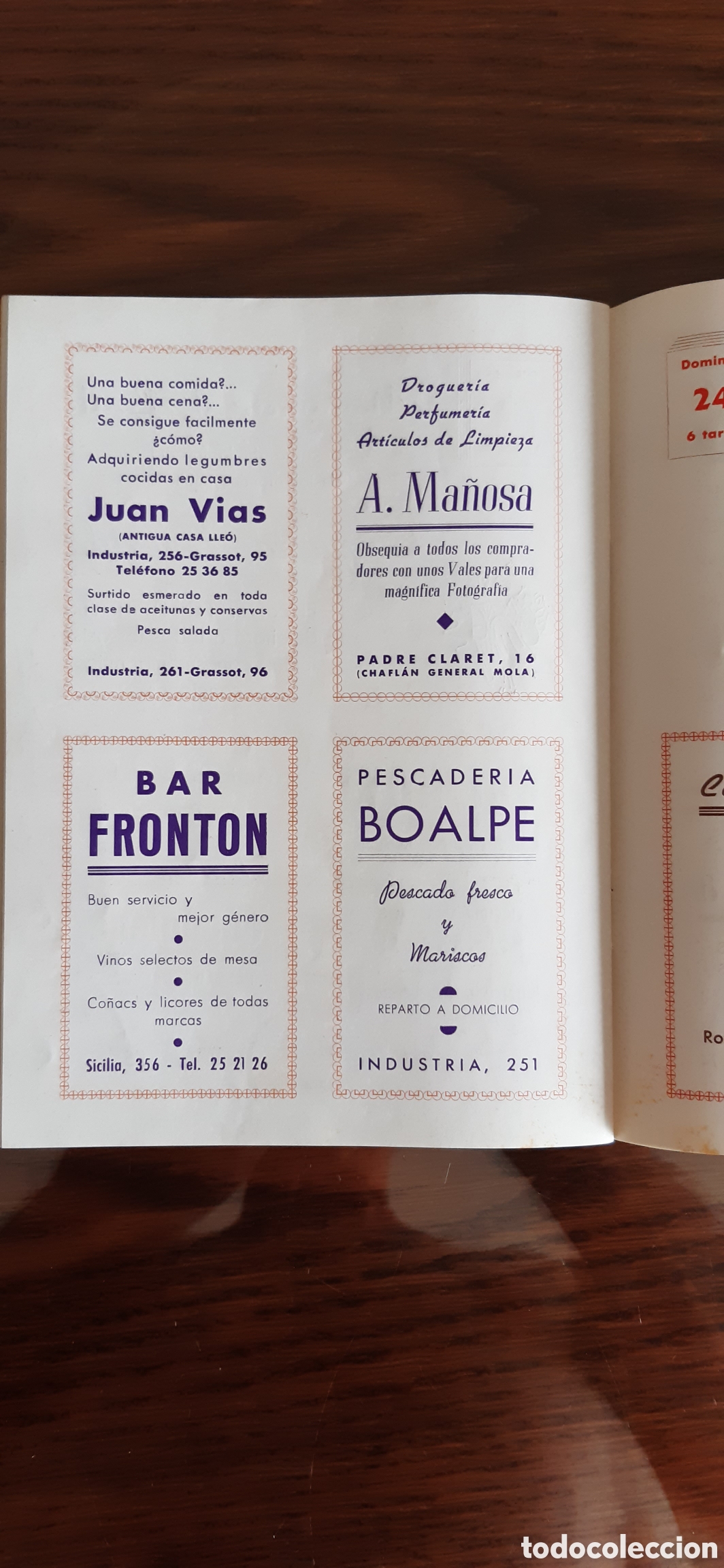 Coleccionismo: Programa FIESTA MAYOR DE GRACIA,1952 - Foto 4