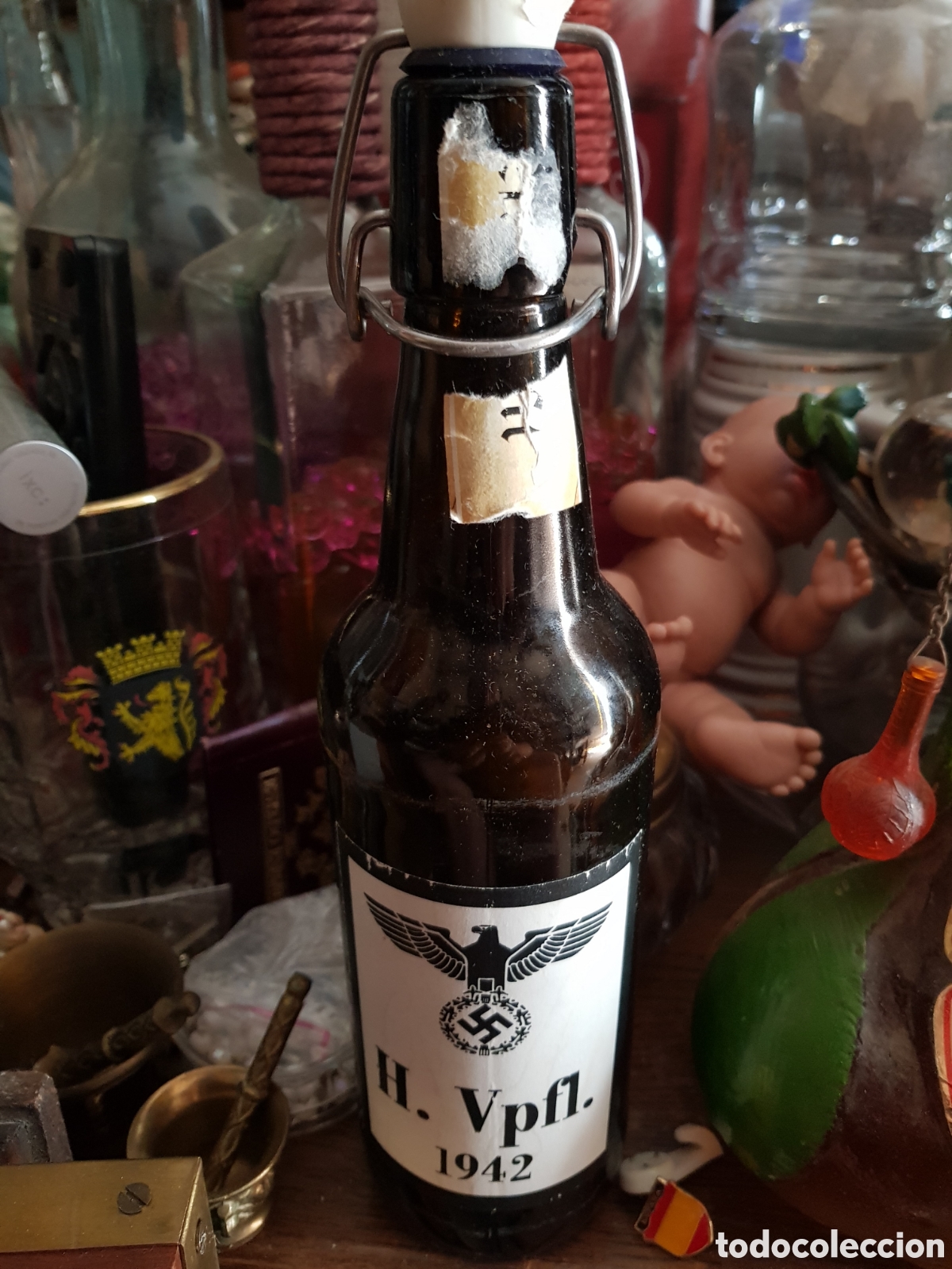 Collectionnisme: BOTELLA DE CERVEZA TERCER REICH REPLICA