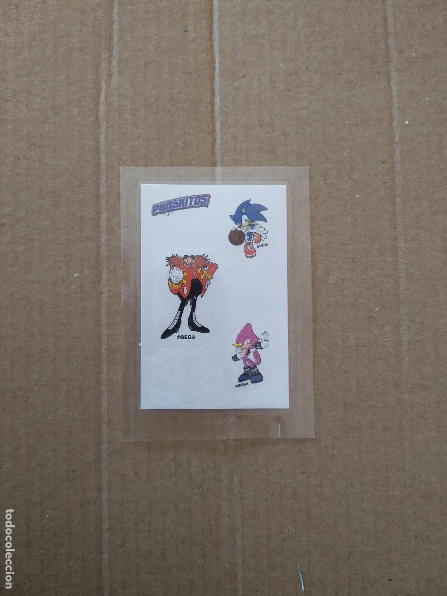 Coleccionismo: CROMOS MARCA PUBLICIDAD PHOSKITOS SEGA SONIC BASKET BALONCESTO