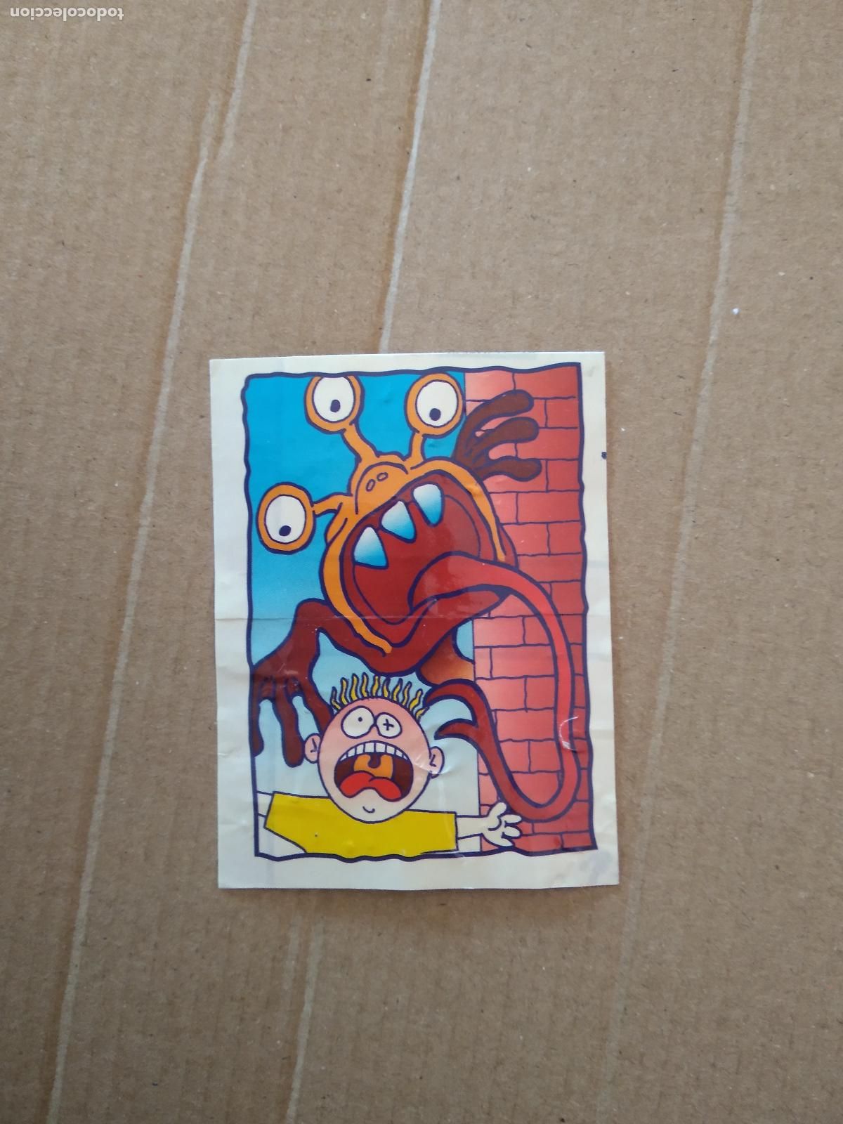 Coleccionismo: CROMO PEGATINA MONSTRUO DE PHOSKITOS