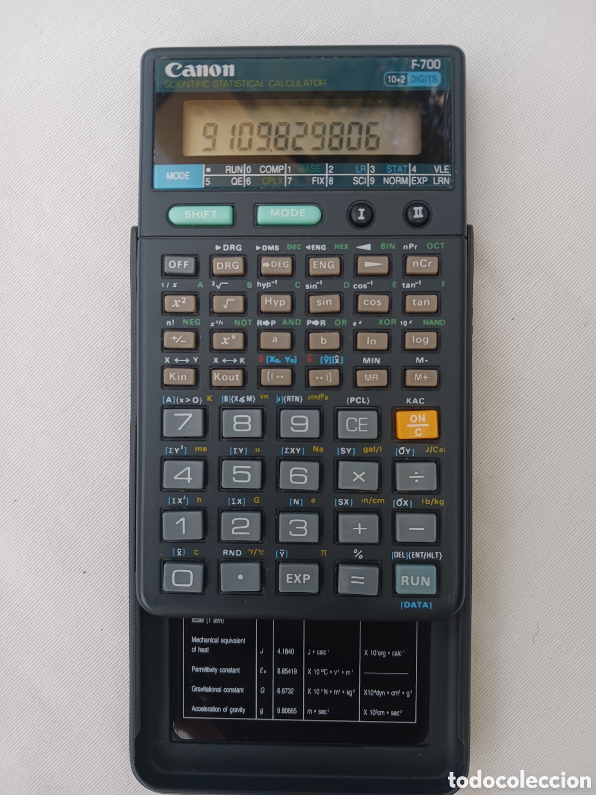 Coleccionismo: Calculadora cient&iacute;fica Canon F 700 - Foto 2
