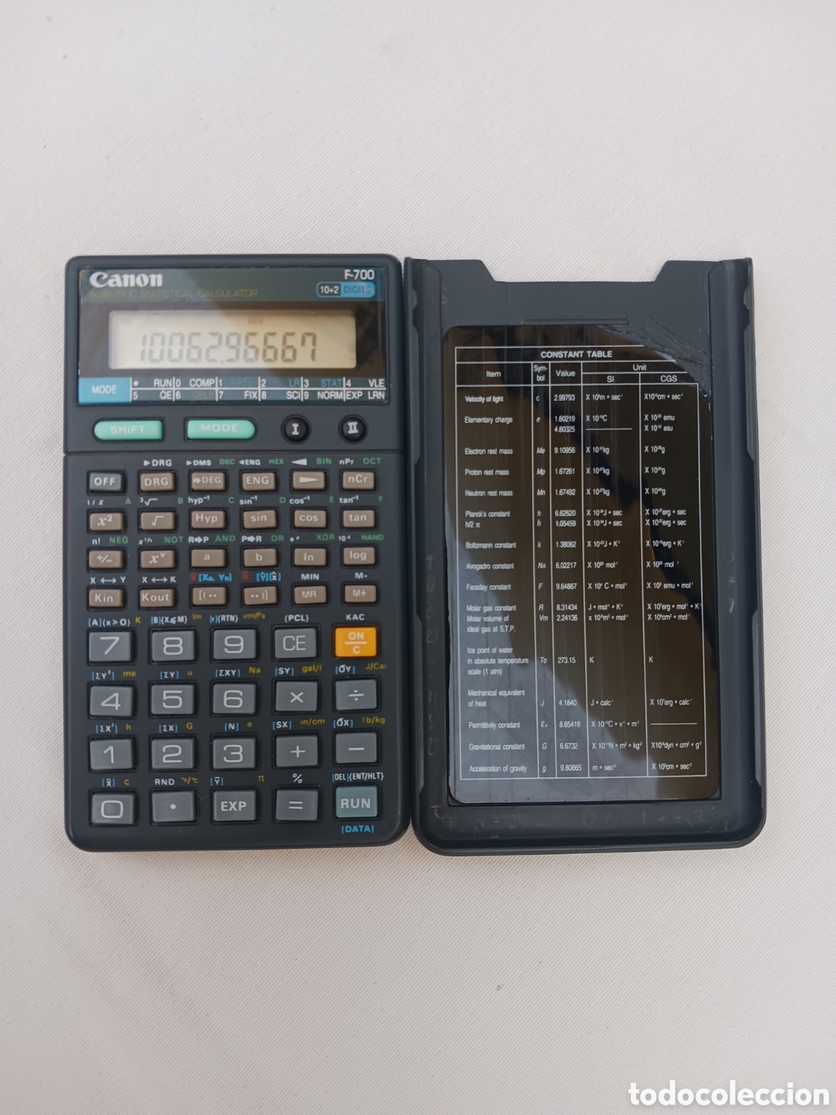 Coleccionismo: Calculadora cient&iacute;fica Canon F 700 - Foto 1