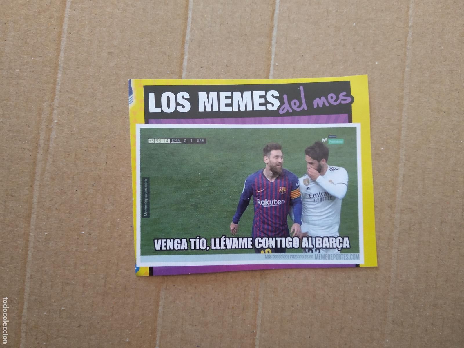 Coleccionismo: RECORTE REVISTA JUGON MESSI BARCELONA VS ISCO REAL MADRID LOS MEMES DEL MES MIDE 8,2CM X 6,6CM