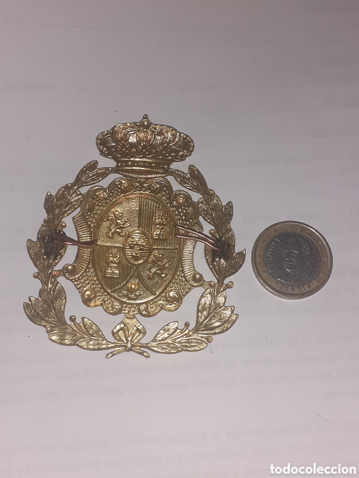 Coleccionismo: INSIGNIA MILITAR ESPA&Ntilde;OLA. METALICA