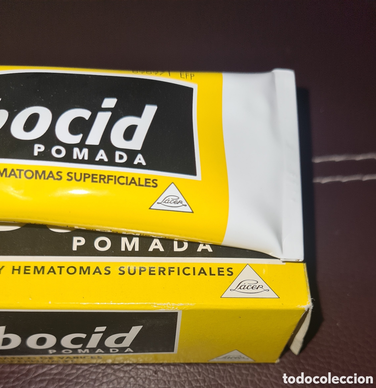 Coleccionismo: Antigua pomada Thrombocid Lacer. - Foto 4