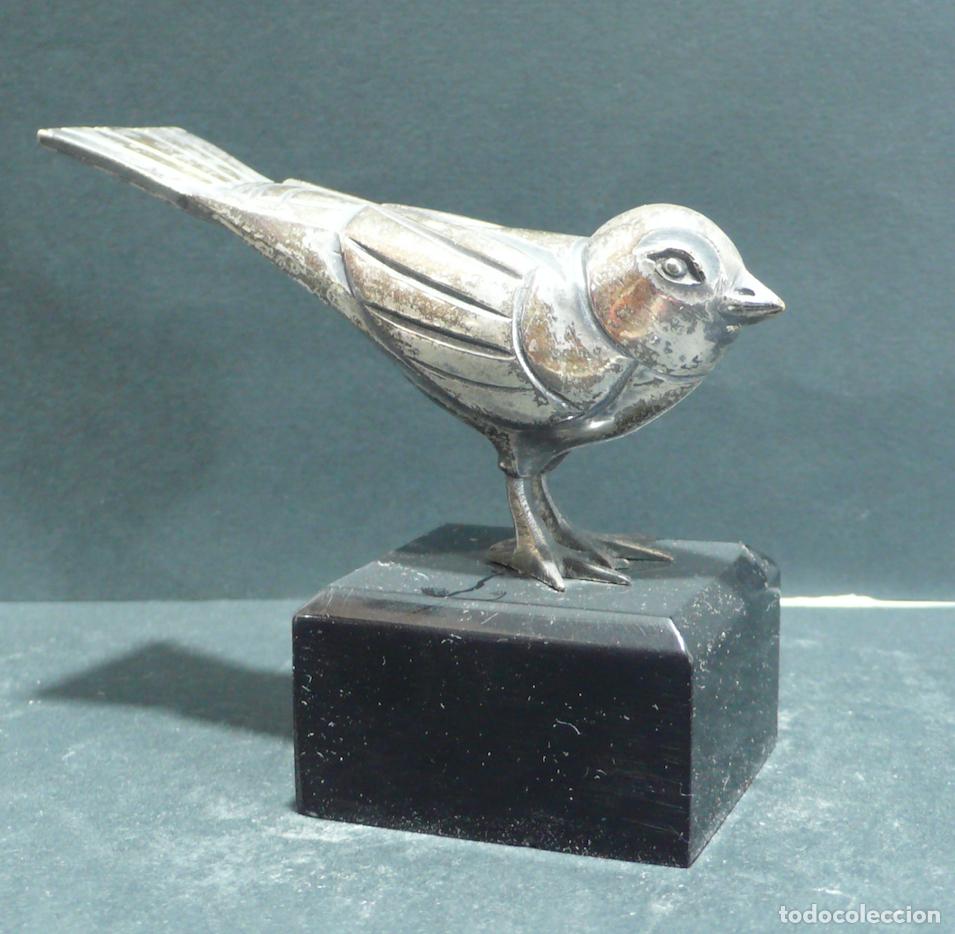 Coleccionismo: PEQUE&Ntilde;O PAJARO EN METAL - Foto 2