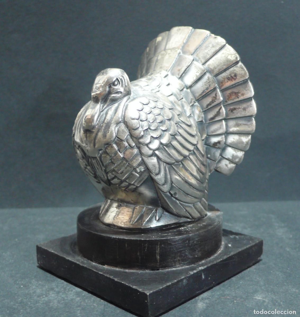 Coleccionismo: PEQUE&Ntilde;O PAVO EN METAL - Foto 2