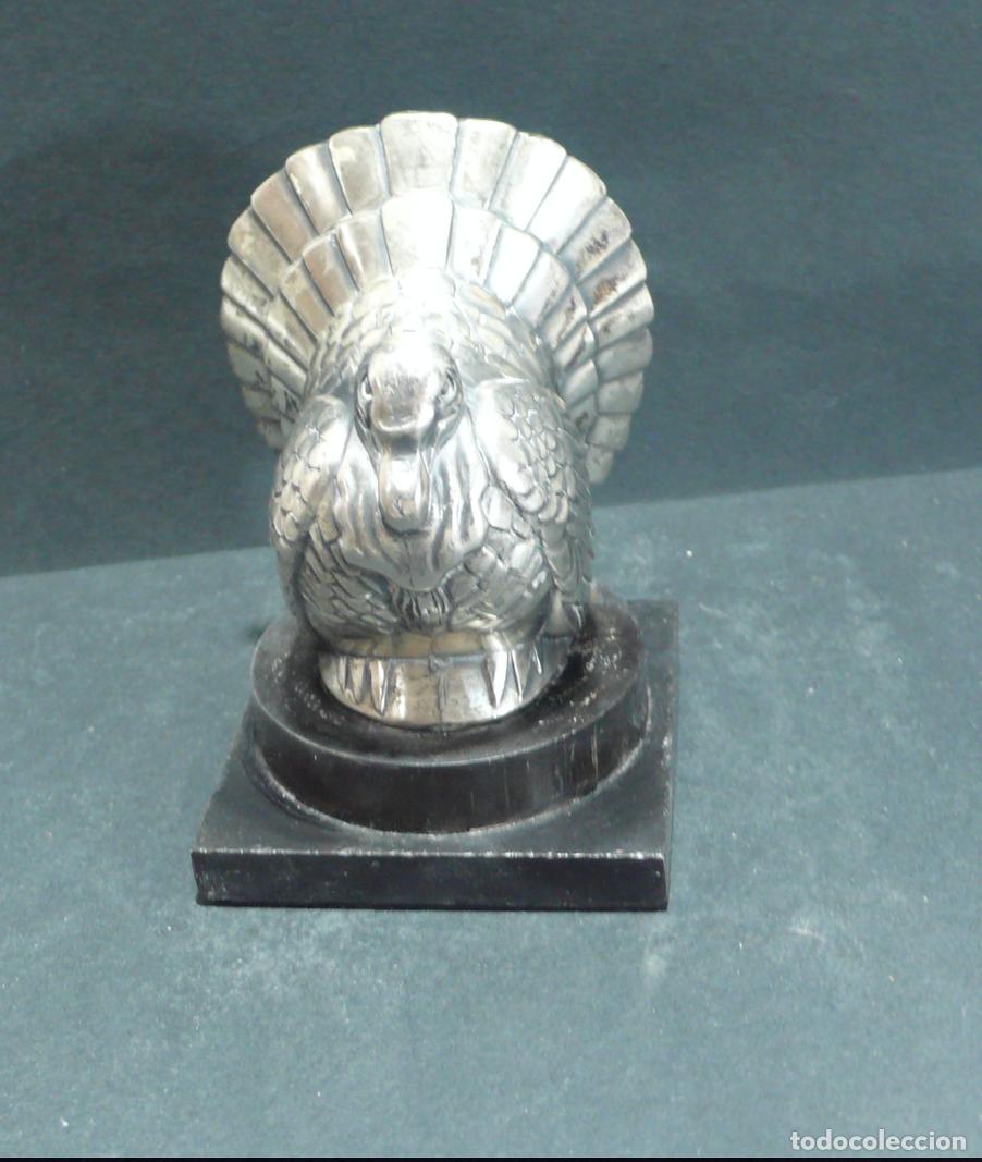 Coleccionismo: PEQUE&Ntilde;O PAVO EN METAL - Foto 3