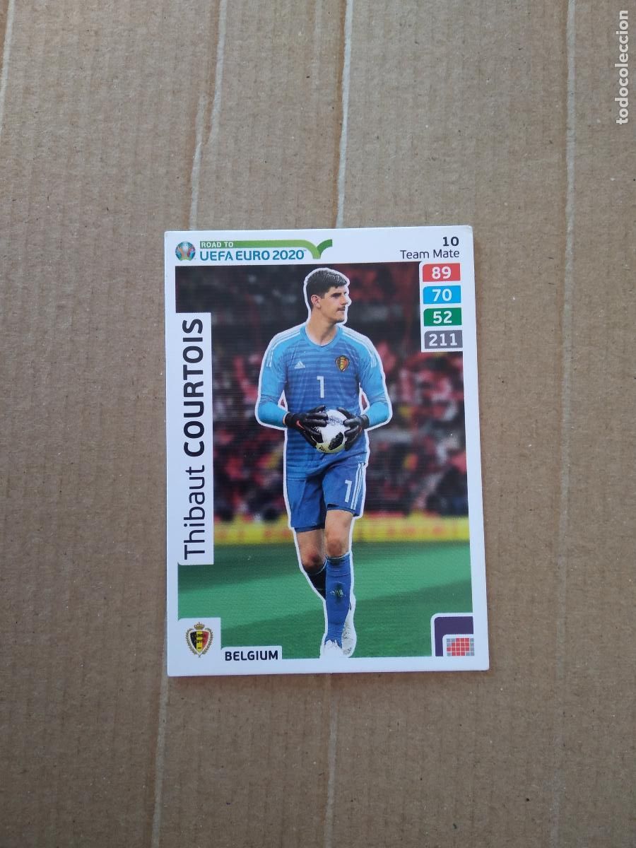 Coleccionismo: 10 COURTOIS BELGICA CROMO TARJETA FUTBOL ROAD EURO 2020 ADRENALYN PANINI EUROCOPA