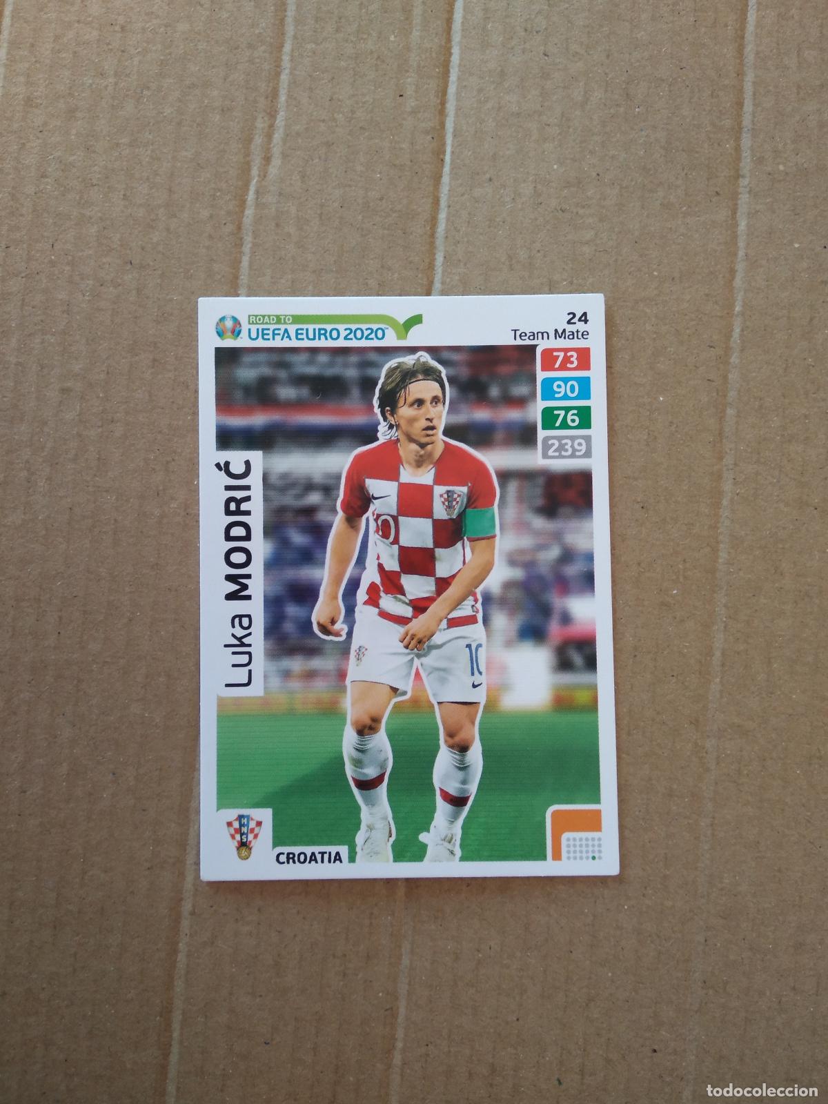 Coleccionismo: 24 MODRIC CROACIA CROMO TARJETA FUTBOL ROAD EURO 2020 ADRENALYN PANINI EUROCOPA