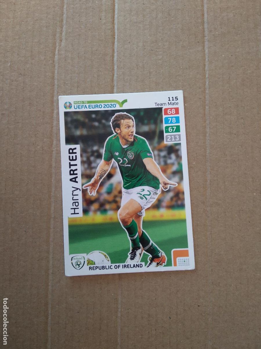 Coleccionismo: 115 HARRY ARTER REPUBLICA IRLANDA CROMO TARJETA FUTBOL ROAD EURO 2020 ADRENALYN PANINI EUROCOPA