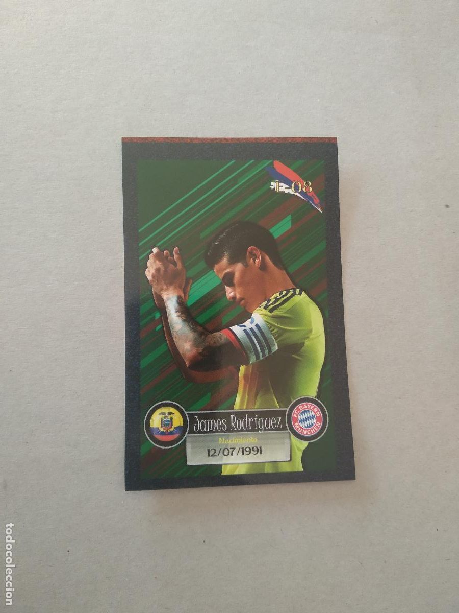 Coleccionismo: E-8 JAMES RODRIGUEZ COLOMBIA CROMO FUTBOL CAMINO A RUSSIA 2018 RUMBO WORLD CUP EDITADO EN MEXICO