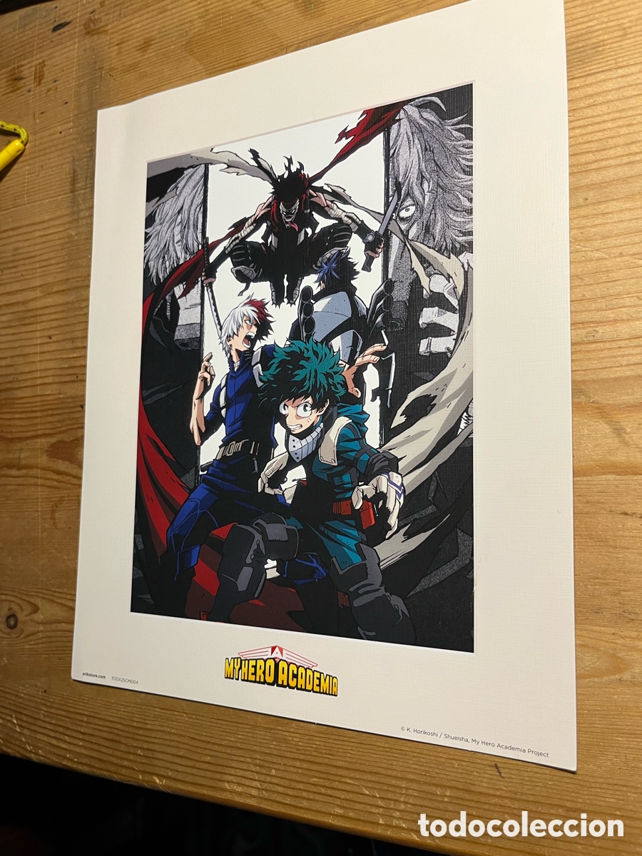 Coleccionismo: My Hero academia l&aacute;mina numerada