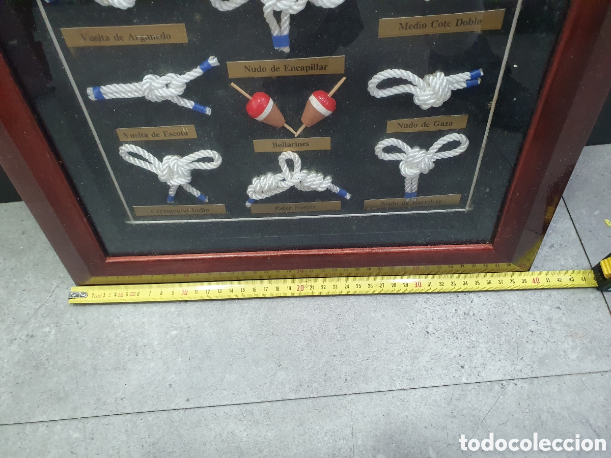 Coleccionismo: Cuadro nudos marineros. (L98) - Foto 4