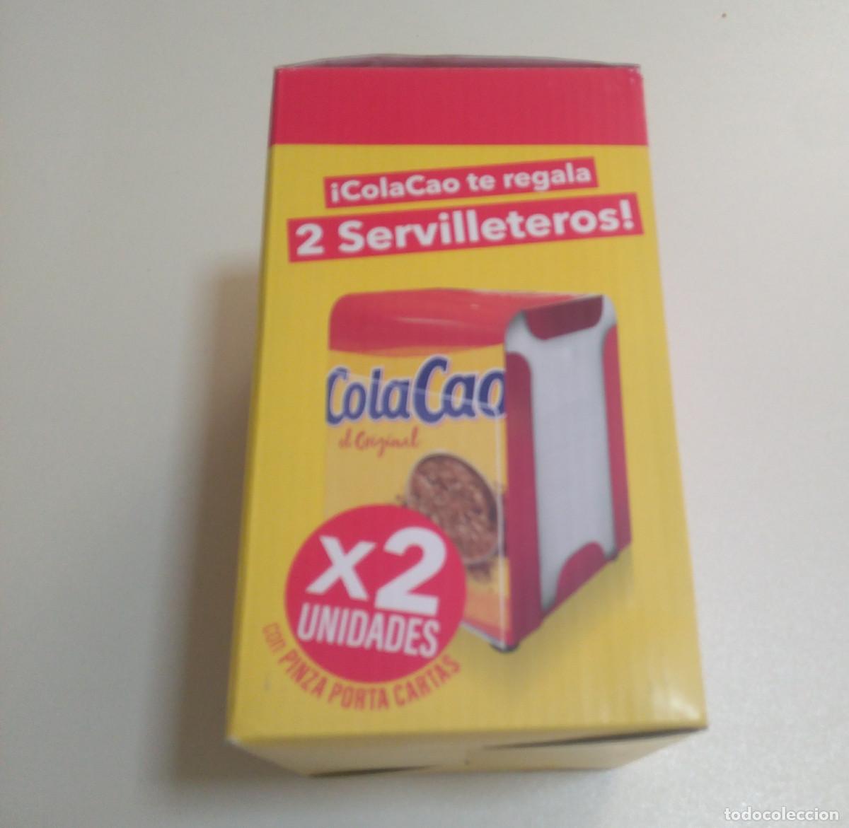 Coleccionismo: CAJA COLA Cao vacia que en su dia contenia un servilletero colacao promocional