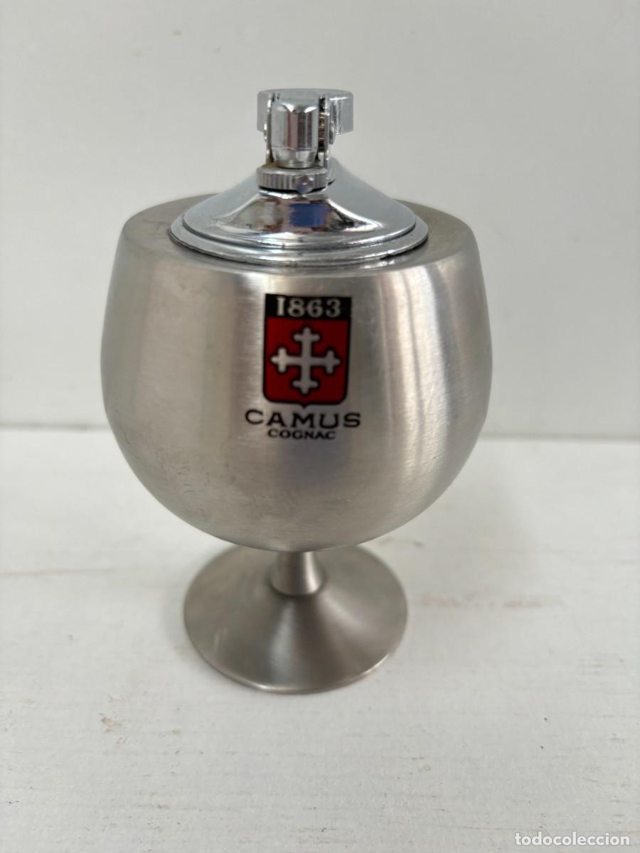 Coleccionismo: MECHERO COPA CO&Ntilde;AC CAMUS FUNCIONA