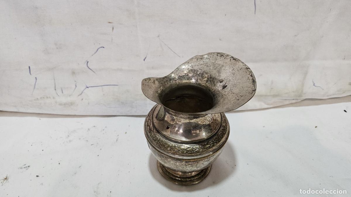 Coleccionismo: jarra de alpaca sin asa - Foto 2