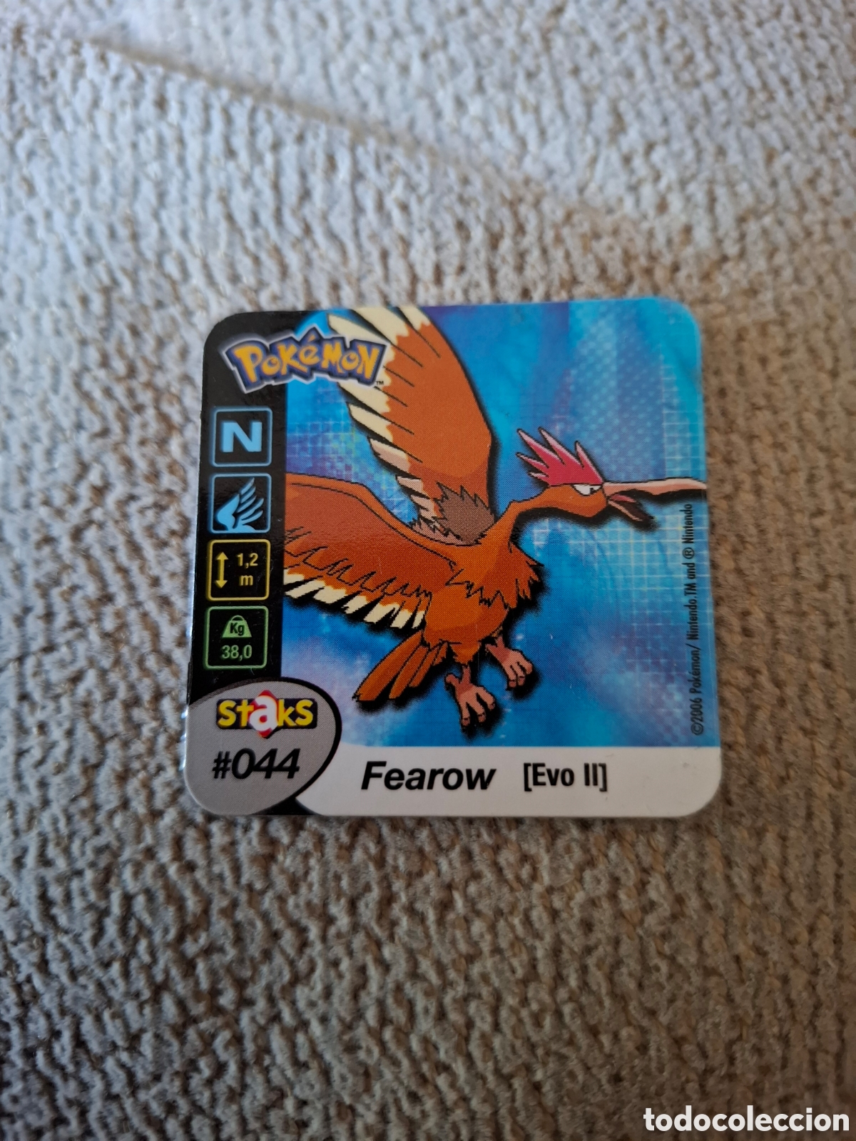 Coleccionismo: STAK IM&Aacute;N n&ordm; 44 FEAROW STAKS POK&Eacute;MON de Nintendo 2006