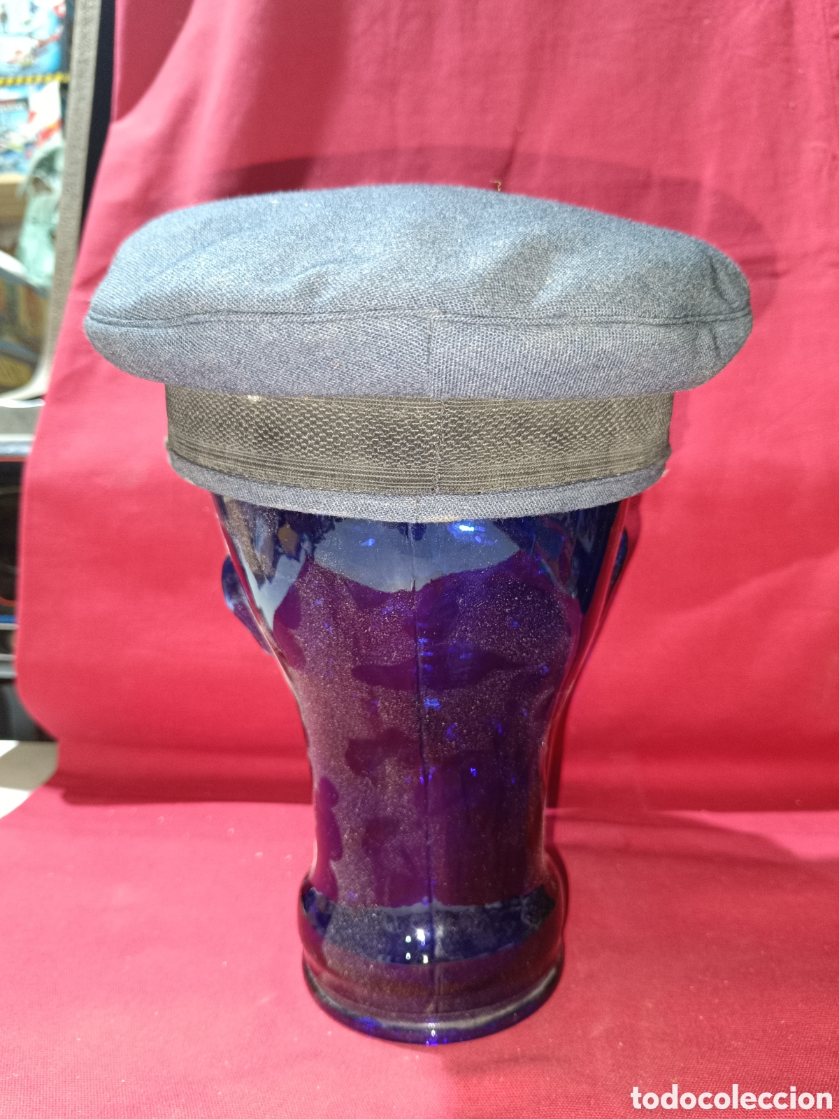 Coleccionismo: Gorra de plato suboficial ejercito del aire Espa&ntilde;a - Foto 3