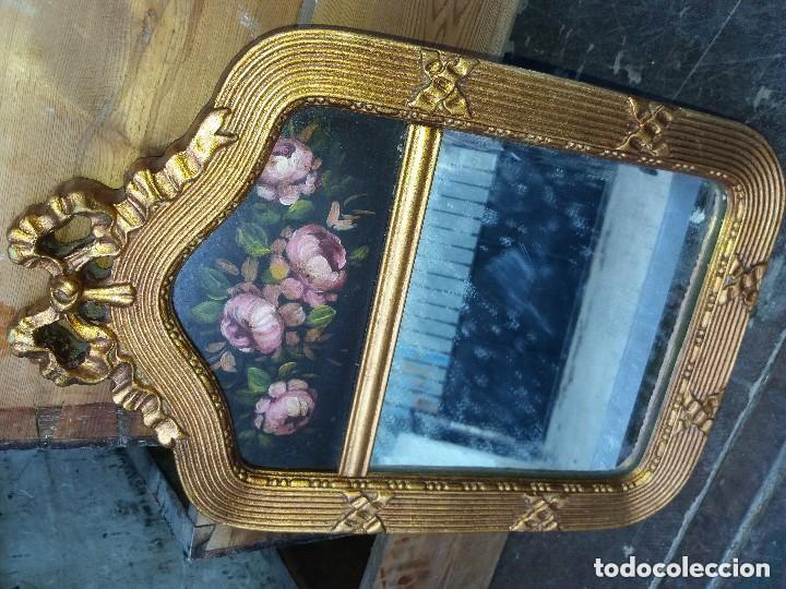 Coleccionismo: Espejo de pasta imitacion antiguo - Foto 1