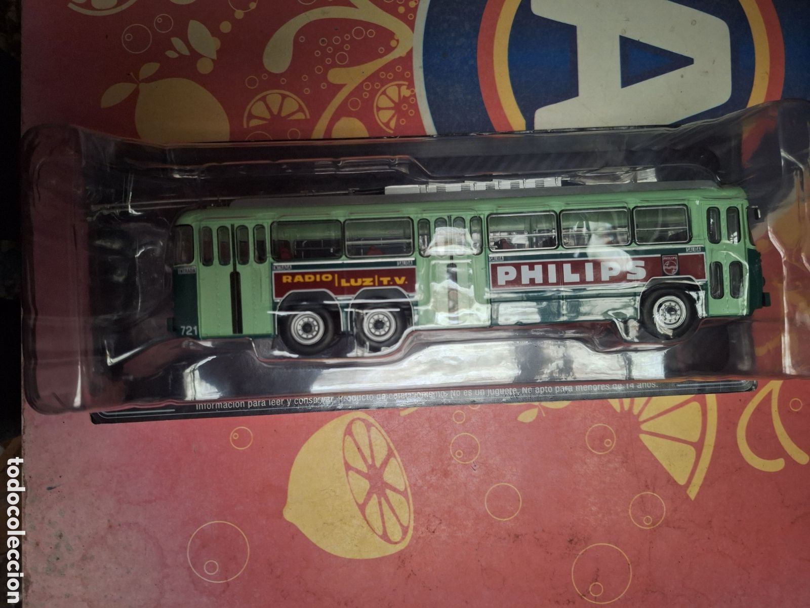 Coleccionismo: Miniatura autobus berliet vetra Escala 1/43 altaya