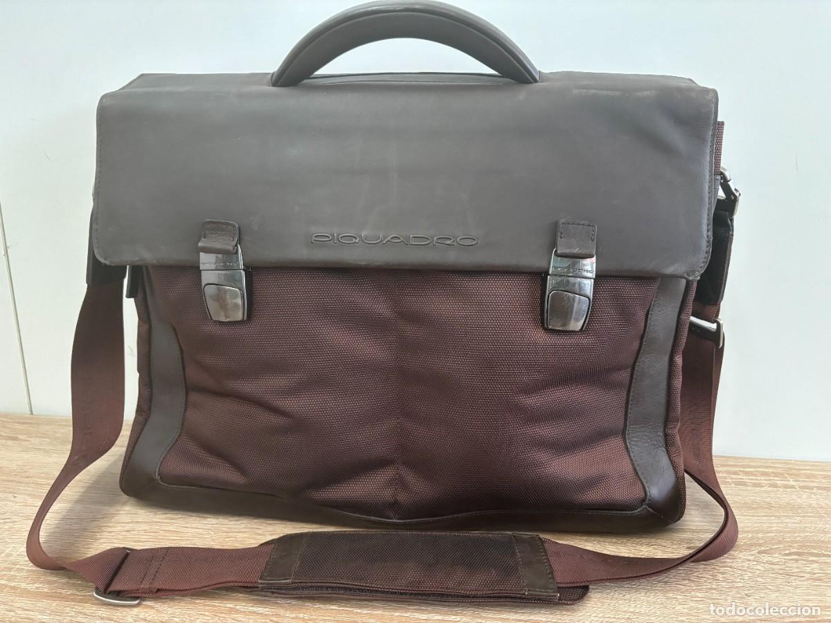 Coleccionismo: PORTADOCUMENTOS-MALETIN PORTATIL MARCA PIQUADRO EN PERFECTO ESTADO
