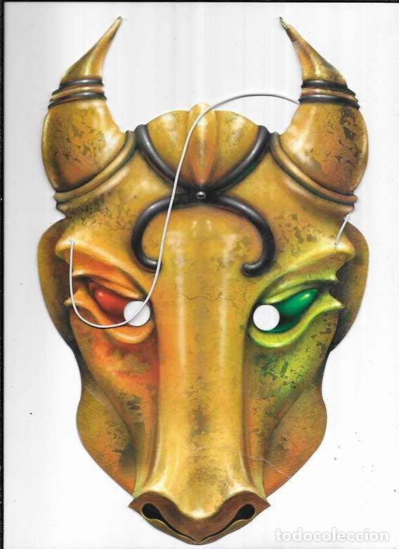 Coleccionismo: Publicidad, Mascara Minotauro del libro de Gabriel Garc&iacute;a de Oro 2008