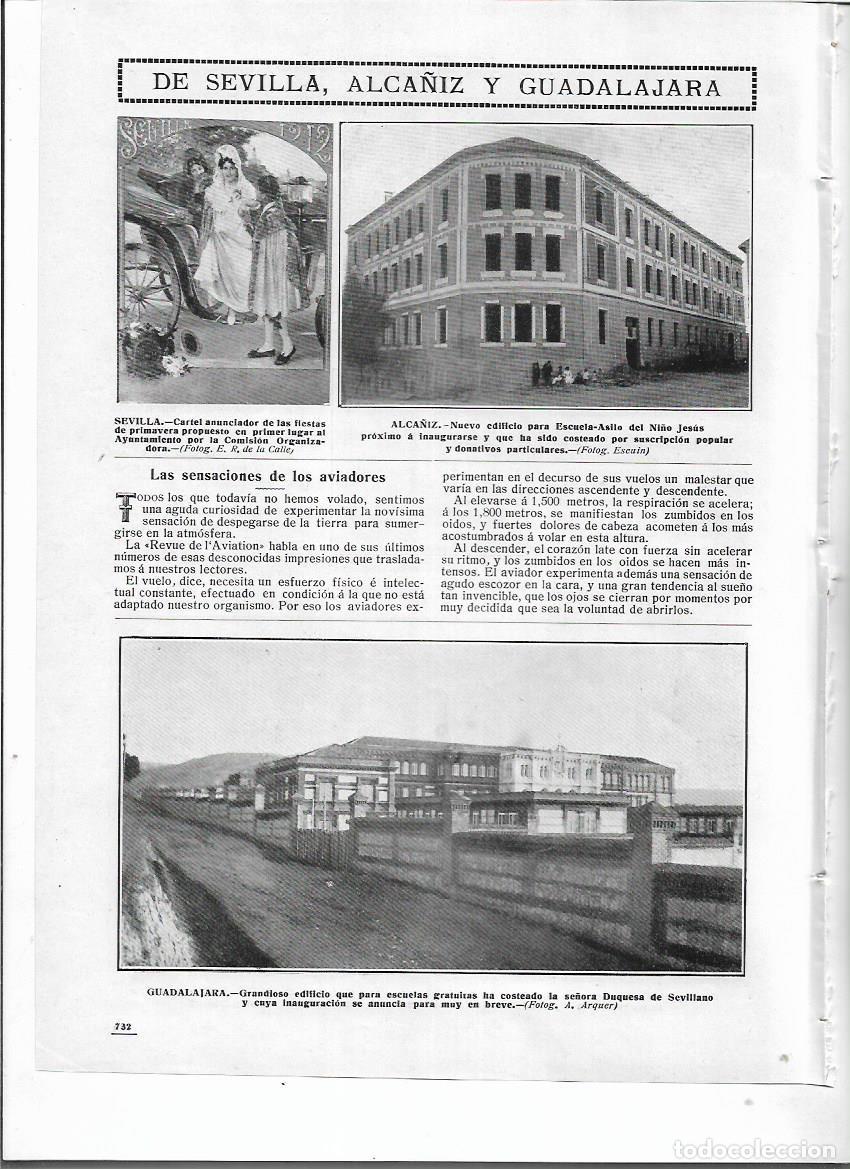 Coleccionismo: A&Ntilde;O 1911 RECORTE PRENSA ALCA&Ntilde;IZ NUEVO EDIFICIO PARA ESCUELA ASILO DEL NI&Ntilde;O JESUS SUSCRIPCION POPULAR
