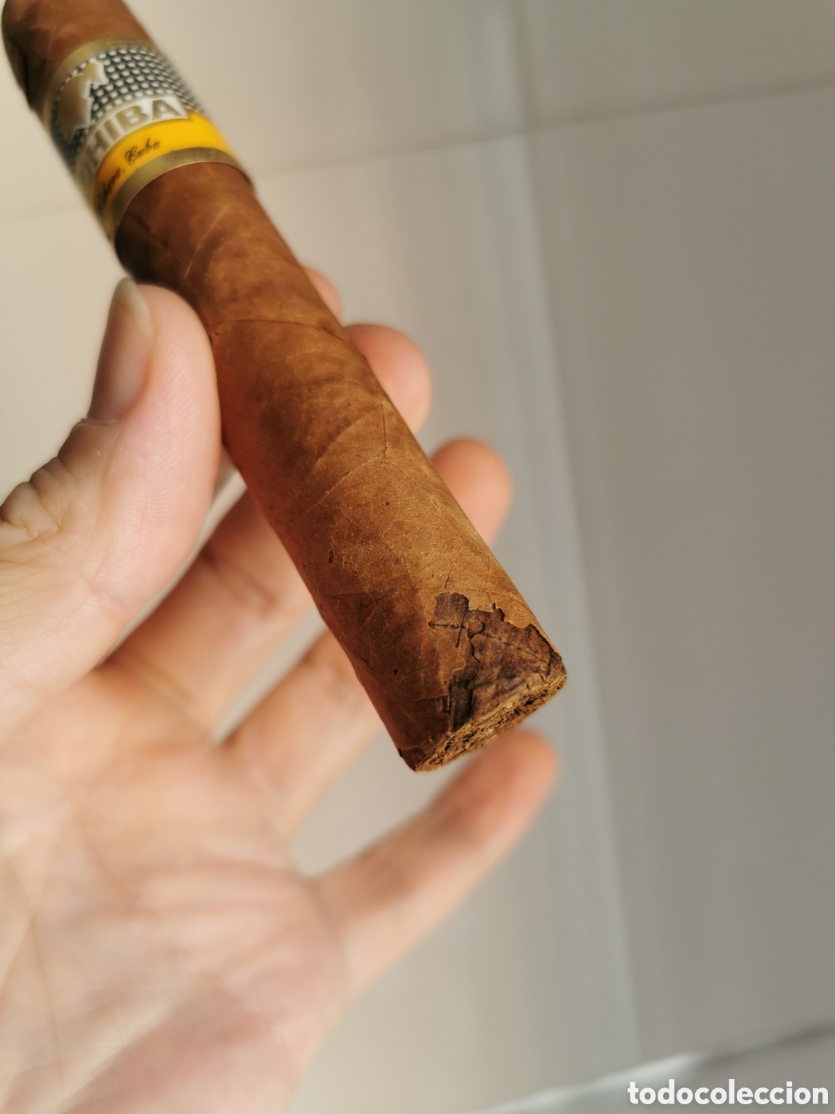 Coleccionismo: Puro Cohiba con desperfectos - Foto 2