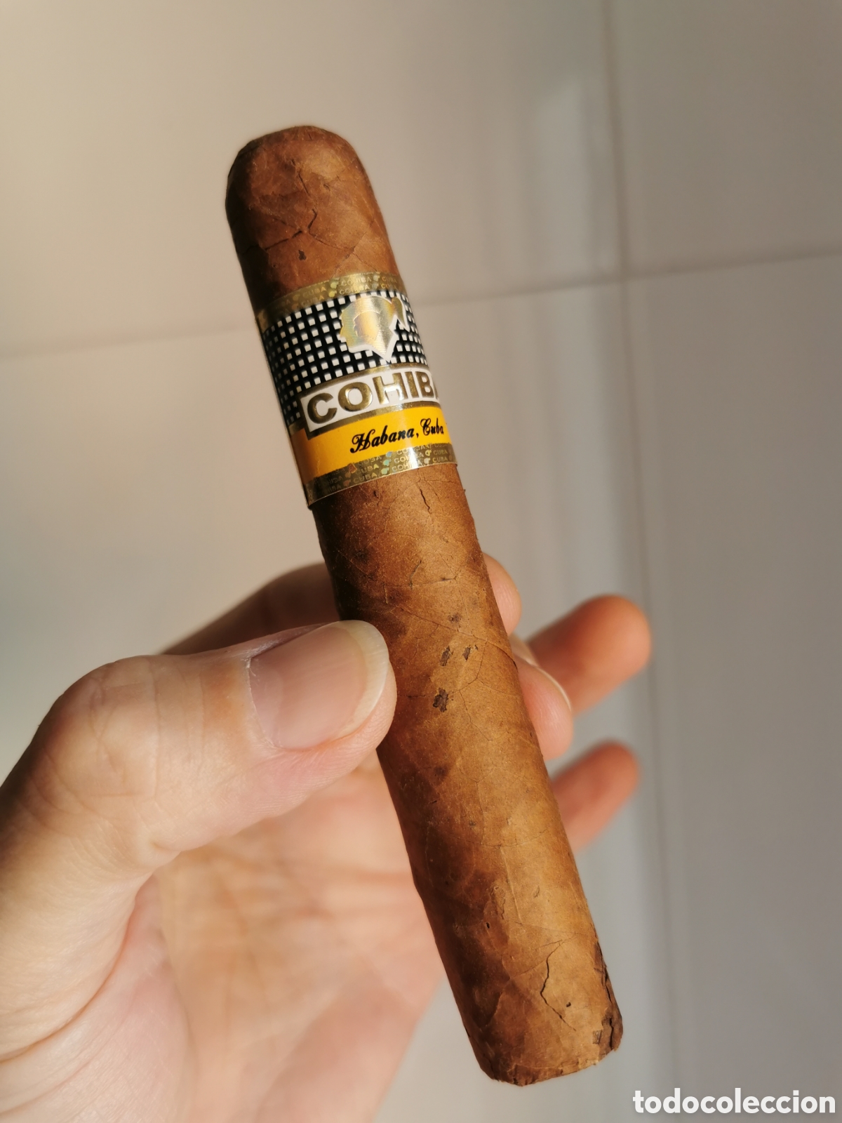 Coleccionismo: Puro Cohiba con desperfectos - Foto 1