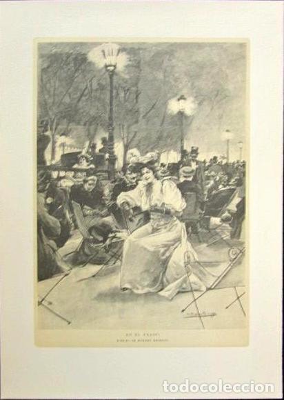 Colecionismo: M&Eacute;NDEZ BRINGAS: EN EL PRADO. Madrid en fiestas